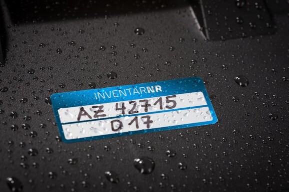 Inventar-Etiketten ZWF 50x20mm, blau, Art.-Nr. 6910ZWF - Paterno B2B-Shop