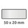 Inventar-Etiketten ZWF 50x20mm, schwarz, Art.-Nr. 6922ZWF - Paterno B2B-Shop