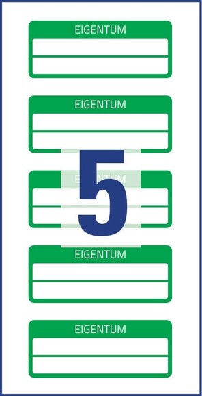 Eigentums-Etiketten ZWF VOID 50 x 20 mm, grau, Art.-Nr. 6926ZWF - Paterno B2B-Shop