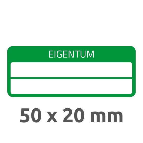 Eigentums-Etiketten ZWF VOID 50 x 20 mm, grau, Art.-Nr. 6926ZWF - Paterno B2B-Shop