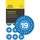 Prüfplaketten ZWF 2019 Vinyl 20mm, blau, Art.-Nr. 6943ZWF - Paterno B2B-Shop