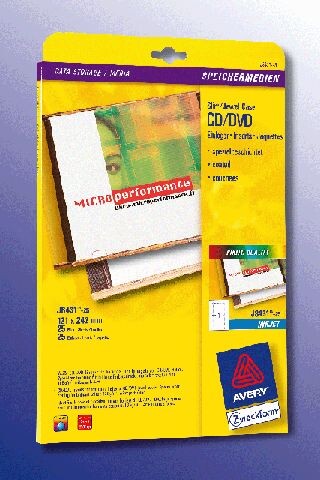 Einleger CD spezialbeschichtet, Art.-Nr. J8431-25ZWF - Paterno B2B-Shop