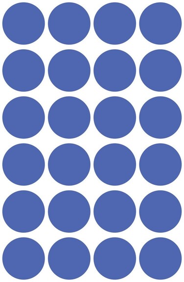 Markierungspunkte ZWF Ø 18mm, ablösb., blau, Art.-Nr. 3596ZWF - Paterno B2B-Shop