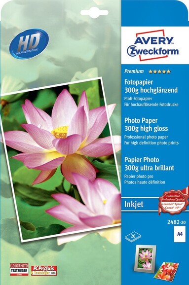 Fotopapier ZWF PREMIUM A4, 300g, 20 Bl, Art.-Nr. 2482-20 - Paterno B2B-Shop