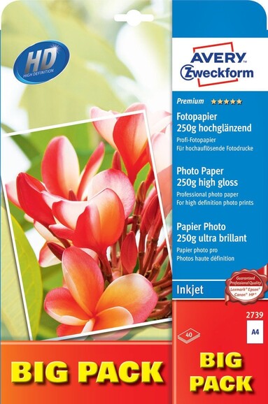 Fotopapier ZWF PREMIUM A4, 250g, 40 Bl, Art.-Nr. 2739ZWF - Paterno B2B-Shop