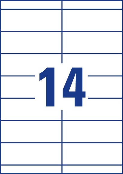 Regalschild 105x38mm ILK 25Bl, Art.-Nr. C32258-25 - Paterno B2B-Shop