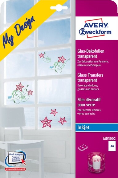 Textilfolie ZWF MY DESIGN A4 transp., Art.-Nr. MD3002 - Paterno B2B-Shop