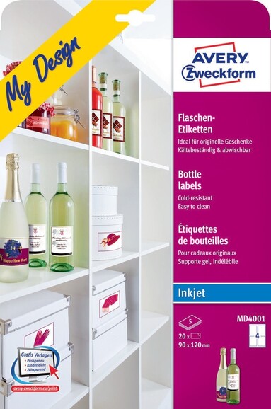 Flaschenetiketten, Art.-Nr. MD4001 - Paterno B2B-Shop
