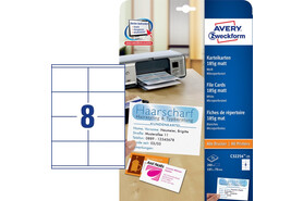 Karteikarte blanko weiss, Art.-Nr. C32254-25 - Paterno B2B-Shop