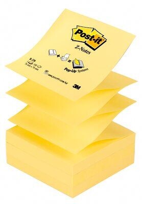 Haftnotizen Post-it 76x76 mm Z-Notes gelb, Art.-Nr. R-330-GE - Paterno B2B-Shop