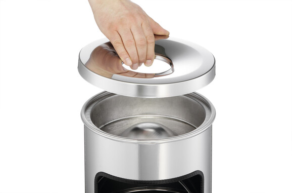 Papierkorb Safe mit Ascher rund anthrazit, Art.-Nr. 3332-AN - Paterno B2B-Shop