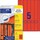 Etiketten A4 Ordnerrücken 38 x 297 mm rot, Art.-Nr. L474-20-RT - Paterno B2B-Shop