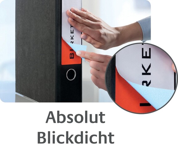 Etiketten A4 Ordnerrücken 38 x 297 mm rot, Art.-Nr. L474-20-RT - Paterno B2B-Shop