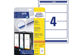 Etiketten Ordnerrücken 25 A4 weiß KP, Art.-Nr. 6061ZWF - Paterno B2B-Shop