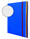 Notizbuch Notizio A4 kariert blau, Art.-Nr. 7037ZWF - Paterno B2B-Shop