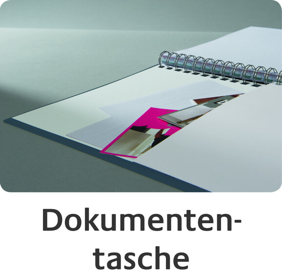Notizbuch Notizio A4 kariert blau, Art.-Nr. 7037ZWF - Paterno B2B-Shop