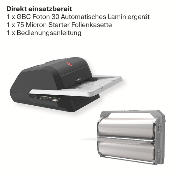 Laminiergerät GBC Foton 30 Automatisch, Art.-Nr. 4410011 - Paterno Shop