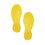 Bodenmarkierungsform Fuß gelb, Art.-Nr. 1727-04 - Paterno B2B-Shop