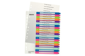 Register Leitz WOW A4 1-20, Art.-Nr. 1245-00-00 - Paterno B2B-Shop