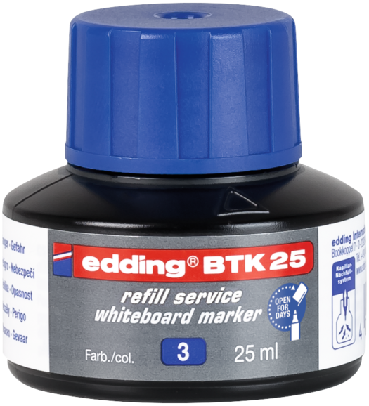 Nachfülltinte für Edding Whitboardmarker rot, Art.-Nr. BTK25-RT - Paterno B2B-Shop