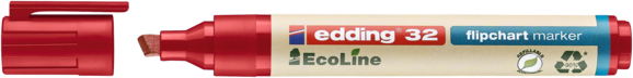 Flipchartmarker Edding 32 EcoLine rot, Art.-Nr. 32EDDING-RT - Paterno B2B-Shop
