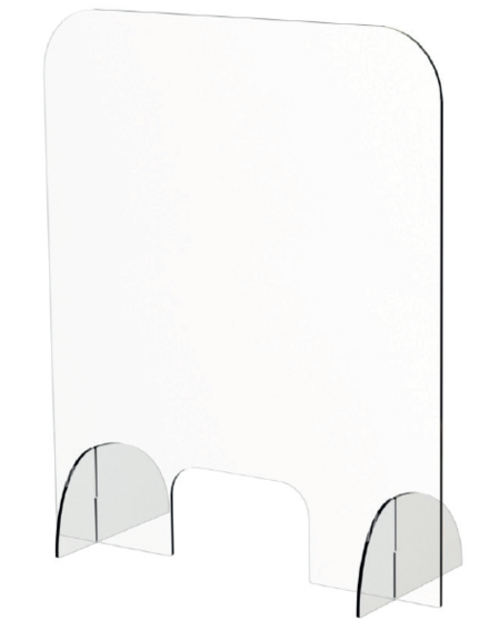 Spuckschutz hoch/breit 841H x 700B x 300T mm, Art.-Nr. AR900200 - Paterno B2B-Shop
