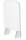 Spuckschutz hoch/schmal 841H x 500B x 225T mm, Art.-Nr. AR900300 - Paterno B2B-Shop