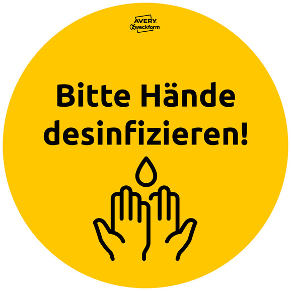 Etiketten ZWF Corona Hinweis Aufkleber Set Gastro, Art.-Nr. 49401ZWF - Paterno B2B-Shop