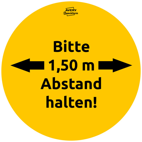 Etiketten ZWF Corona Hinweis Aufkleber Set Gastro, Art.-Nr. 49401ZWF - Paterno B2B-Shop
