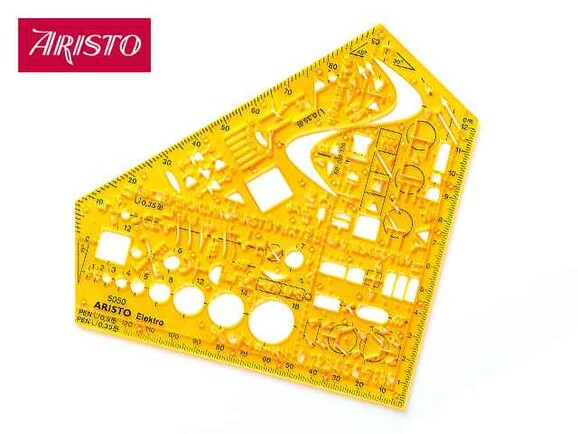 Elektro-Schablone Aristo, Art.-Nr. 5050 - Paterno B2B-Shop