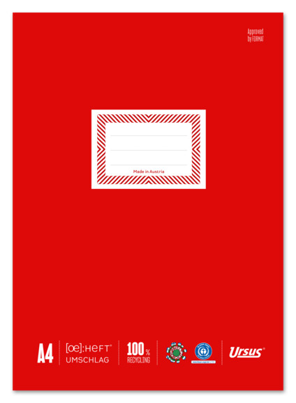 Papierheftschoner Ursus A4 rot, Art.-Nr. 084800F-RT - Paterno B2B-Shop