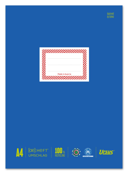 Papierheftschoner Ursus A4 blau, Art.-Nr. 084800F-BL - Paterno B2B-Shop