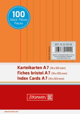 Karteikarten Brunnen A7 lin. orange, Art.-Nr. 10-22701-OR - Paterno B2B-Shop Karteikarten Brunnen A7 lin. orange, Art.-Nr. 10-22701-OR - Paterno B2B-Shop