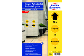 Etiketten ZWF Hinweis Aufkleber Set, Art.-Nr. 49402ZWF - Paterno B2B-Shop