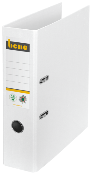 Ordner Bene CO2 neutral weiss, Art.-Nr. 301400-WS - Paterno B2B-Shop Ordner Bene CO2 neutral weiss, Art.-Nr. 301400-WS - Paterno B2B-Shop