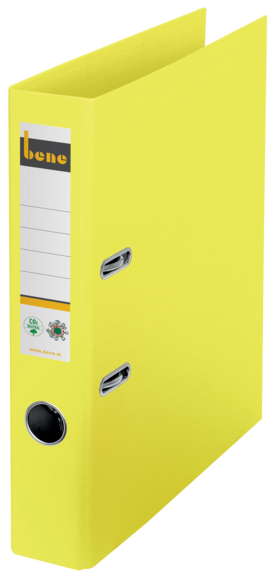 Ordner Bene CO2 neutral schmal gelb, Art.-Nr. 301600-GE - Paterno B2B-Shop Ordner Bene CO2 neutral schmal gelb, Art.-Nr. 301600-GE - Paterno B2B-Shop