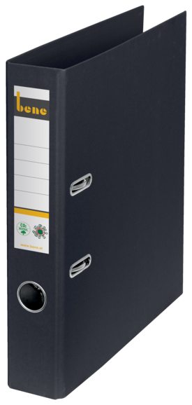 Ordner Bene CO2 neutral schmal schwarz, Art.-Nr. 301600-SW - Paterno B2B-Shop Ordner Bene CO2 neutral schmal schwarz, Art.-Nr. 301600-SW - Paterno B2B-Shop