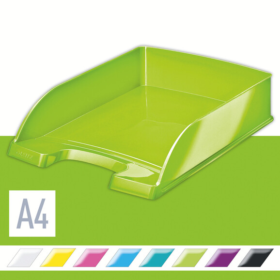 Briefkorb Leitz WOW Plus A4 grün, Art.-Nr. 5226-30-GNME - Paterno B2B-Shop