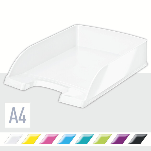 Briefkorb Leitz WOW Plus A4 perlweiss, Art.-Nr. 5226-30-PWS - Paterno B2B-Shop