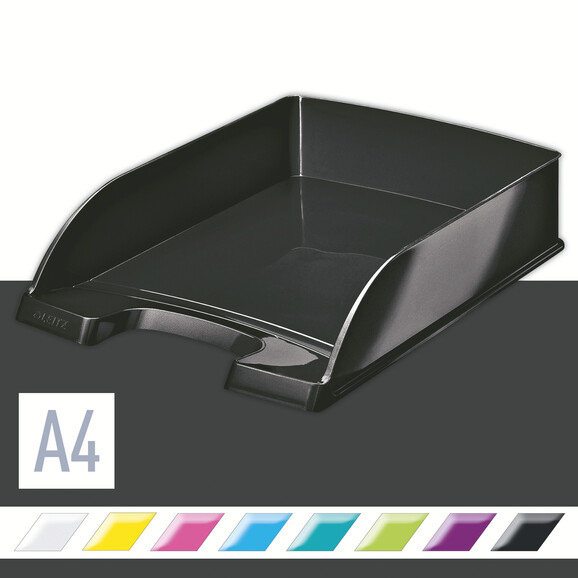 Briefkorb Leitz WOW Plus A4 schwarz, Art.-Nr. 5226-30-SW - Paterno B2B-Shop