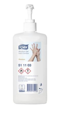 Händedesinfektionsgel Tork 500 ml, Art.-Nr. 511103 - Paterno B2B-Shop Händedesinfektionsgel Tork 500 ml, Art.-Nr. 511103 - Paterno B2B-Shop