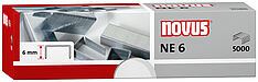 Heftklammern Novus NE 6 verzinkt, Art.-Nr. 0420000 - Paterno B2B-Shop