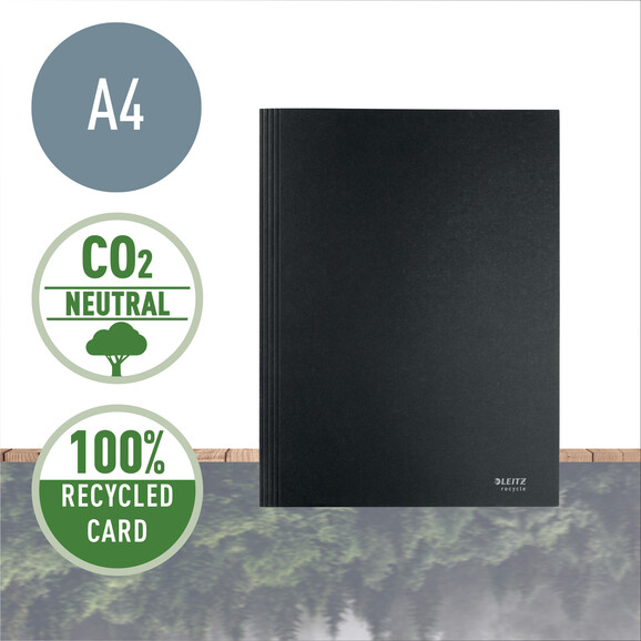 Jurismappe Leitz Recycle A4 schwarz, Art.-Nr. 3906-00-95 - Paterno B2B-Shop