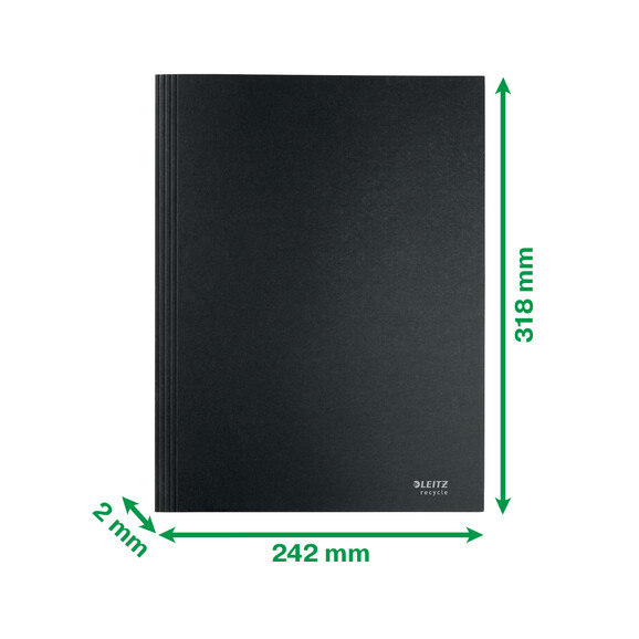 Jurismappe Leitz Recycle A4 schwarz, Art.-Nr. 3906-00-95 - Paterno B2B-Shop