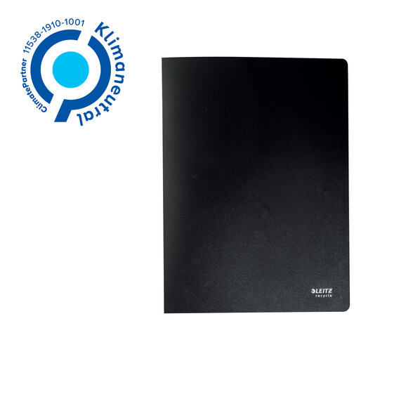 Sichtbuch Leitz Recycle 20 Hüllen A4 schwarz, Art.-Nr. 4676-00-95 - Paterno B2B-Shop