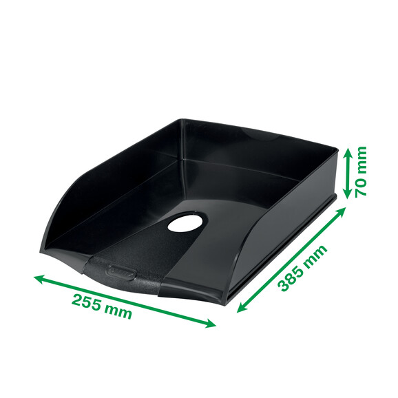 Briefkorb Leitz Recycle A4 schwarz, Art.-Nr. 5324-00-95 - Paterno B2B-Shop