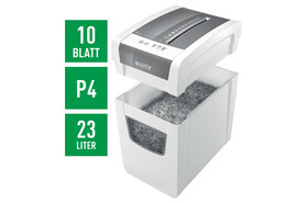 Aktenvernichter Leitz IQ Slim P-4 weiß, Art.-Nr. 8001-00-00 - Paterno B2B-Shop
