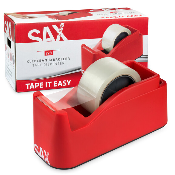 Tischabroller Sax Design rot, Art.-Nr. 0729-01 - Paterno B2B-Shop