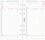 Kalendereinlage Chronoplan Midi Tagesplan, Art.-Nr. 5024J - Paterno B2B-Shop