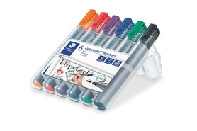 Flipchartmarker Staedtler 356 WP6 permanent, Art.-Nr. 356-WP6 - Paterno B2B-Shop